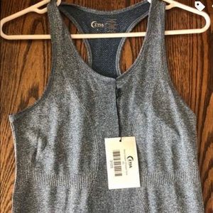 SMALL Zyia Copper Charged Tank (Navy)